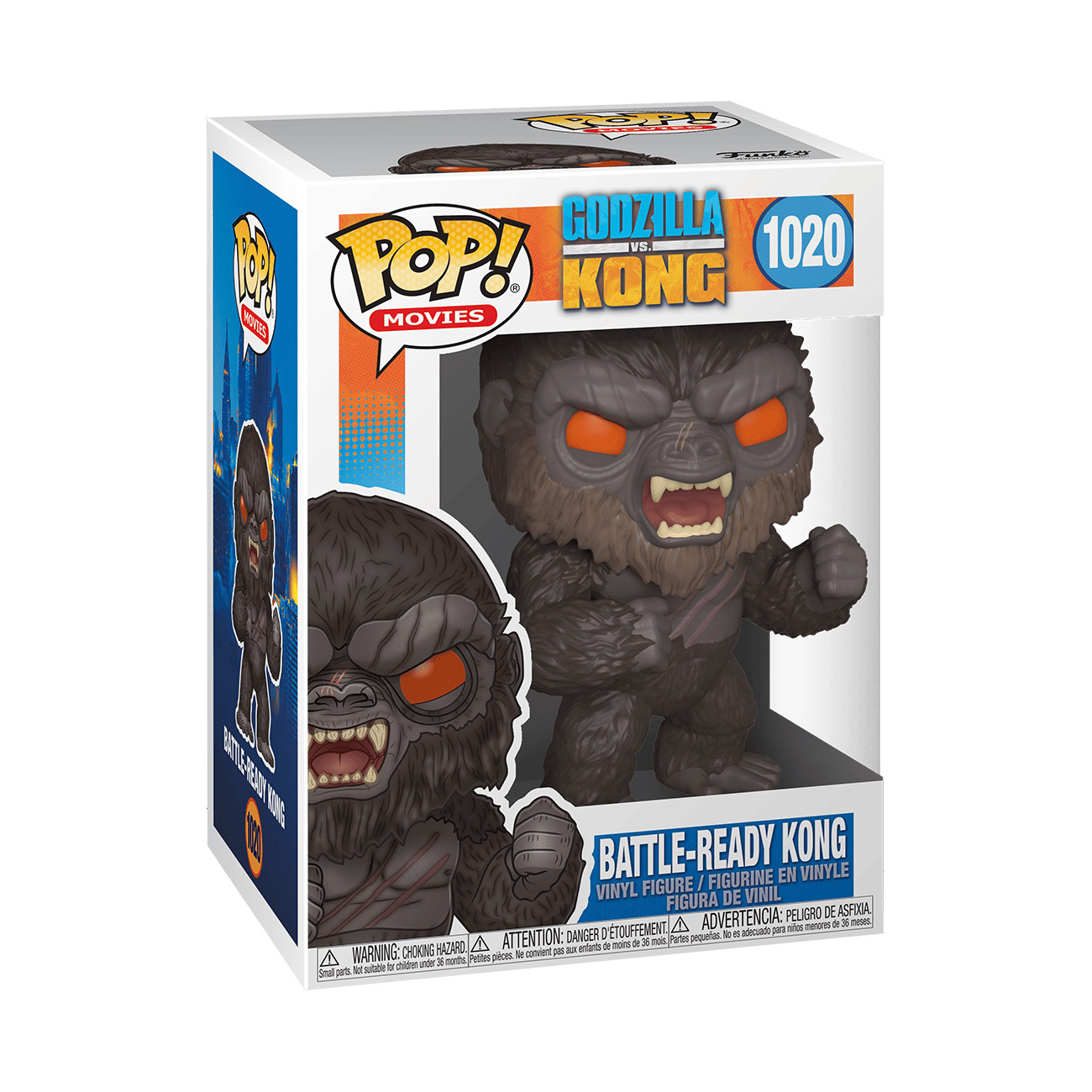 Funko Pop Vinyl Godzilla Battle-Ready Kong #1020 Collectible Figure