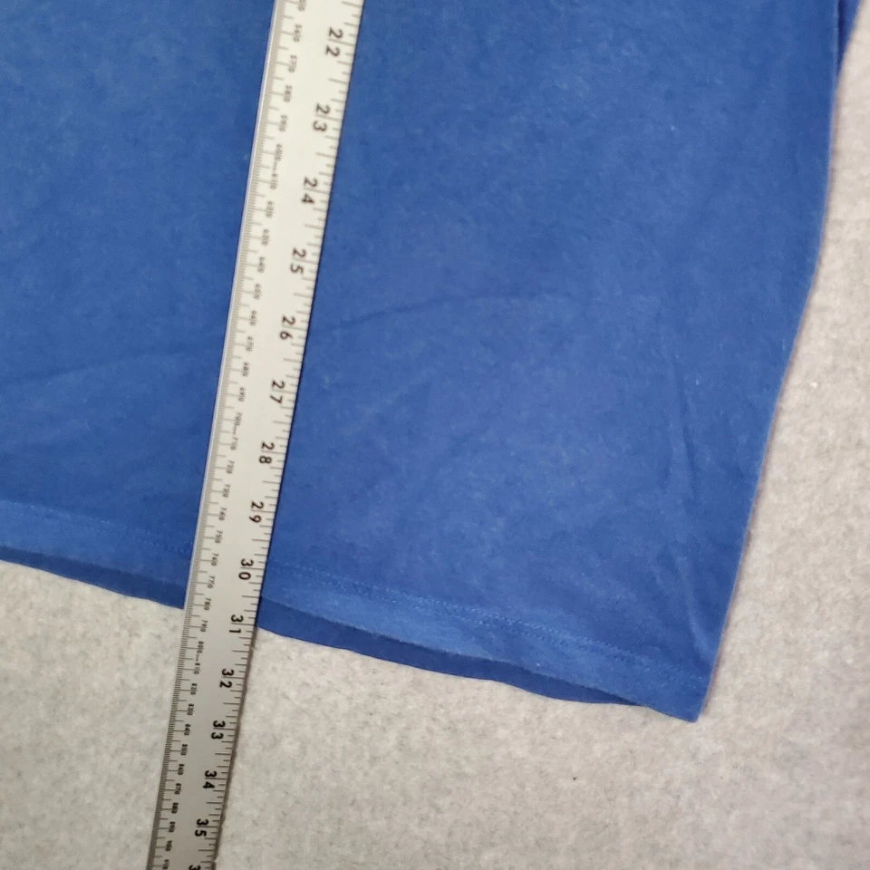 VINTAGE Los Angeles Dodgers Men Shirt XL Blue Single Stitch Mike Piazza 31 90s - Image 2 of 4