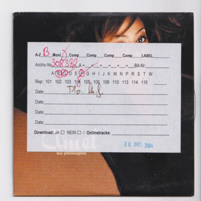 (KV279) Amel Bent, Ma Philosophie - 2004 DJ CD
