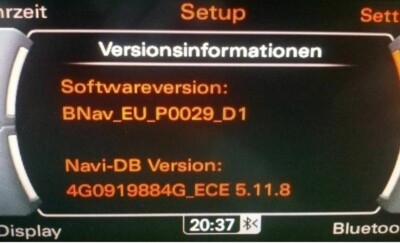 Audi MMI 3G BASIC Firmware + Navigation Update 5.36.1  ( Final Version )