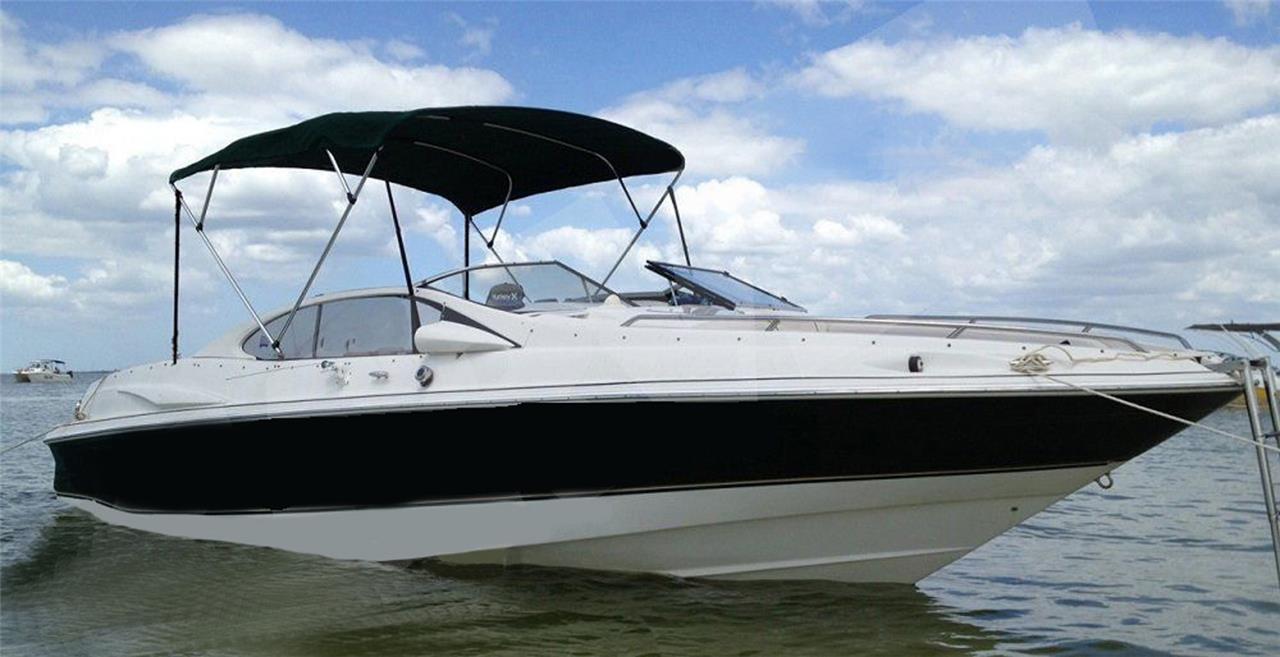 6.25oz BOAT BIMINI TOP SET FITS CROWNLINE 268 CR CRUISER I/O 19992000 eBay