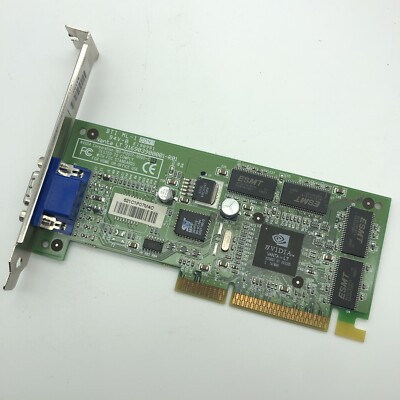 NVIDIA Vanta LT AGP 8MB VGA Video Graphics Card 180-P0017 CPQ # 192174 / 201827