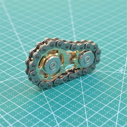 Toys Bike Chain For Adults Stainless Steel Fidget Spinner Toys Anti Stress Toy - Bild 3 von 7