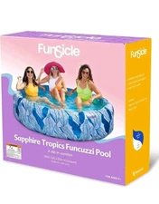 Sapphire Tropics Funcuzzi Inflatable Pool Durable & Quick Setup for Adults Kids