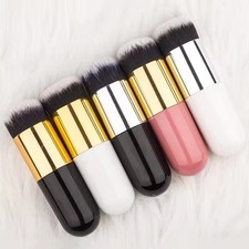 Pro Kabuki Makeup Brush Flat Foundation Blush Contour Powder Face Brush