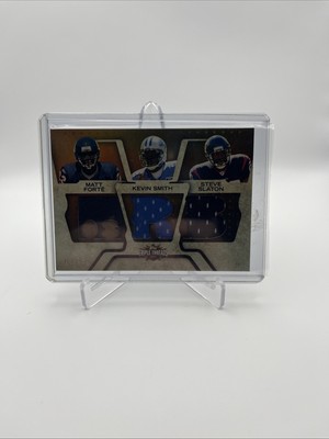 2008 Topps Triple Threads Relic Combos Matt Forte, Steve Slaton, Kevin Smith /15
