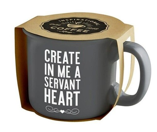 Servant Heart John 13:14, 16 Coffee Mug with Gift Band 13 ounce Inspirational - Picture 2 of 3