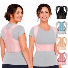 Adjustable Posture Corrector for Women - Lightweight Upper Back Brace for Pain R