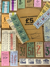 Vintage Lot of 70+ London Transport British UK Bus Tickets Merseyside Guernsey