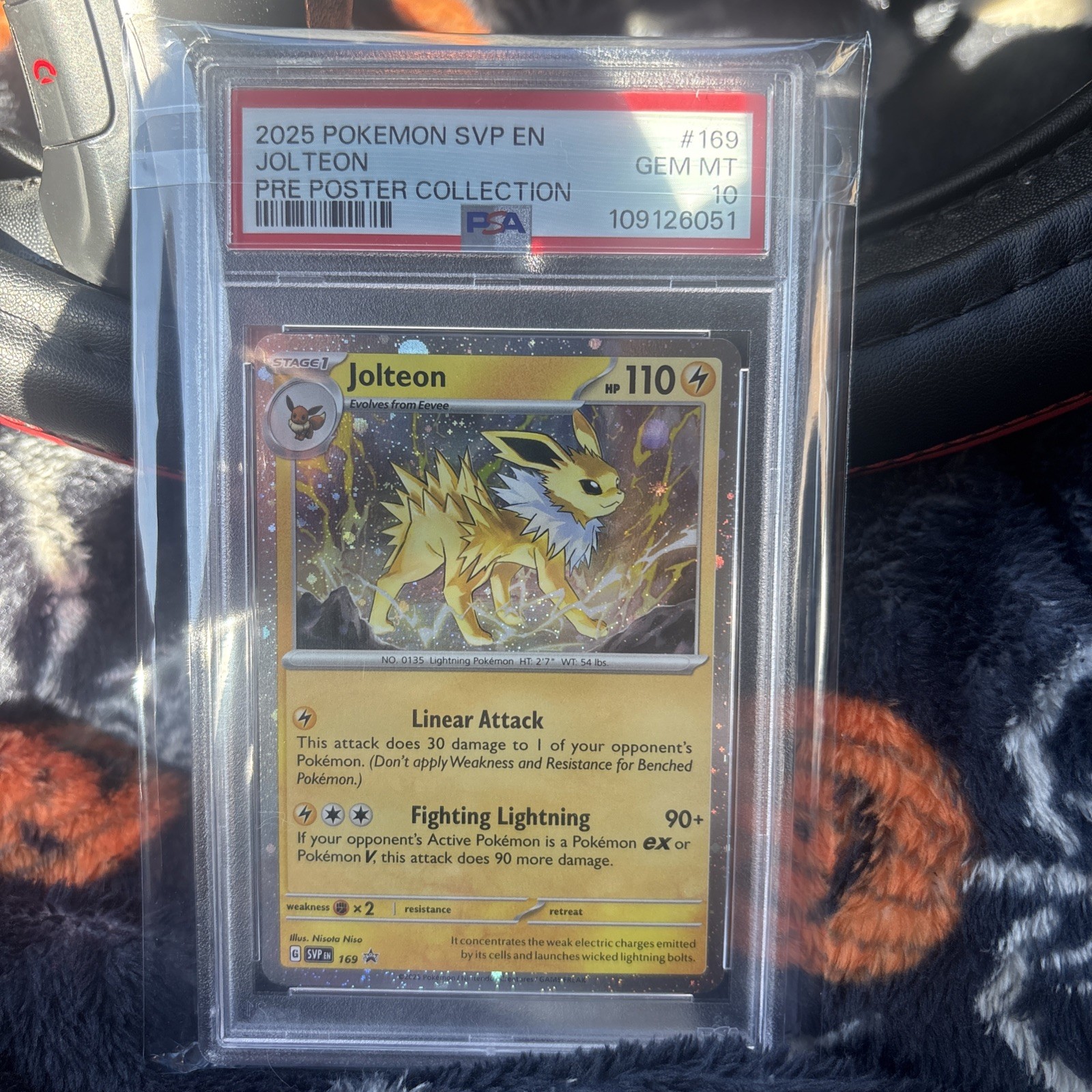 Jolteon - 169 (Cosmos Holo) 169 Sv: Scarlet & Violet Promo Cards Holo PSA 10