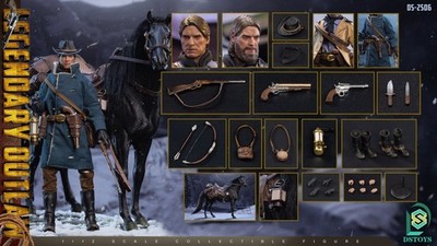 DSTOYS Wilderness Rider Cowboy Arthur Morgan with Horse 1/12