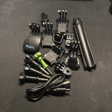 GoPro Pre-owned Accessories Set with Case  Cables