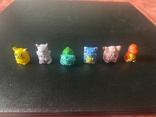 RARO Set Completo 6 Figurine Pokemon Monopoly 1999 Edizione da Collezione Movers Pezzi