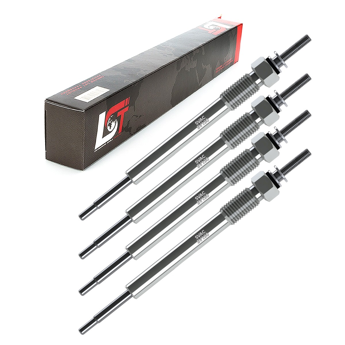 4x Glow Plugs Rod Glow Plugs 11 Volts for HYUNDAI i40 IX35 1.7 CRDi