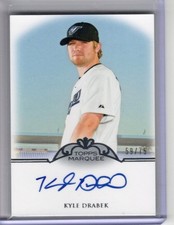 2011 Topps Marquee Monumental Markings 59/75 Kyle Drabek #MM-KD Auto Blue Jays