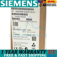 New Siemens 6SE6440-2UD27-5CA1 6SE6 440-2UD27-5CA1 1 Year Warranty Fast Shipping