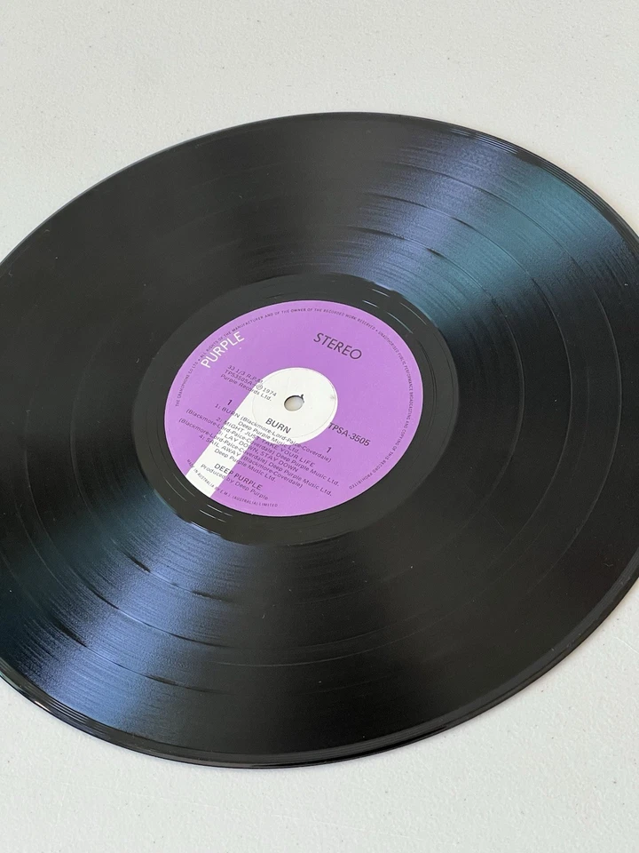 Deep Purple Burn Vintage Vinyl Record LP 12” First Australian Press 1974 EMI - Image 2 of 4