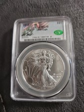 2013 American Silver Eagle CAC MS69 1oz Silver Dollar Coin