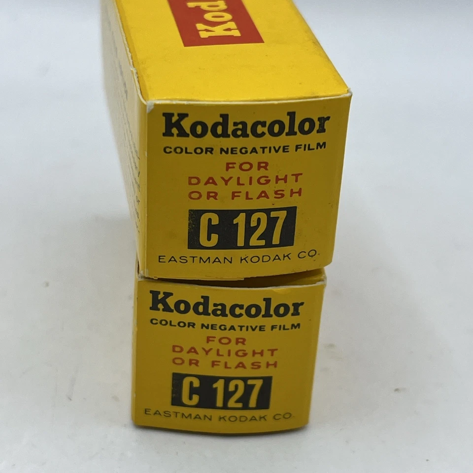 Kodak Kodacolor C127 Color Negative Film Box Sealed Expired May 1965 NOS~2 Boxes - Image 2 of 4