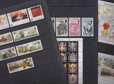 Guernsey 1993 Mint MNH 4 Full Sets 2 Minisheets Rupert Castle Cornet de la Rue