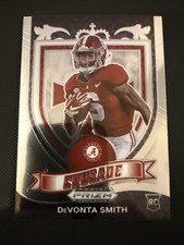 DeVonta Smith #165 Prizm Draft Picks Crusade Football 2021 Alabama RC