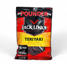 Jack Link's Teriyaki Beef Jerky, The Pounder Bag - 16 oz