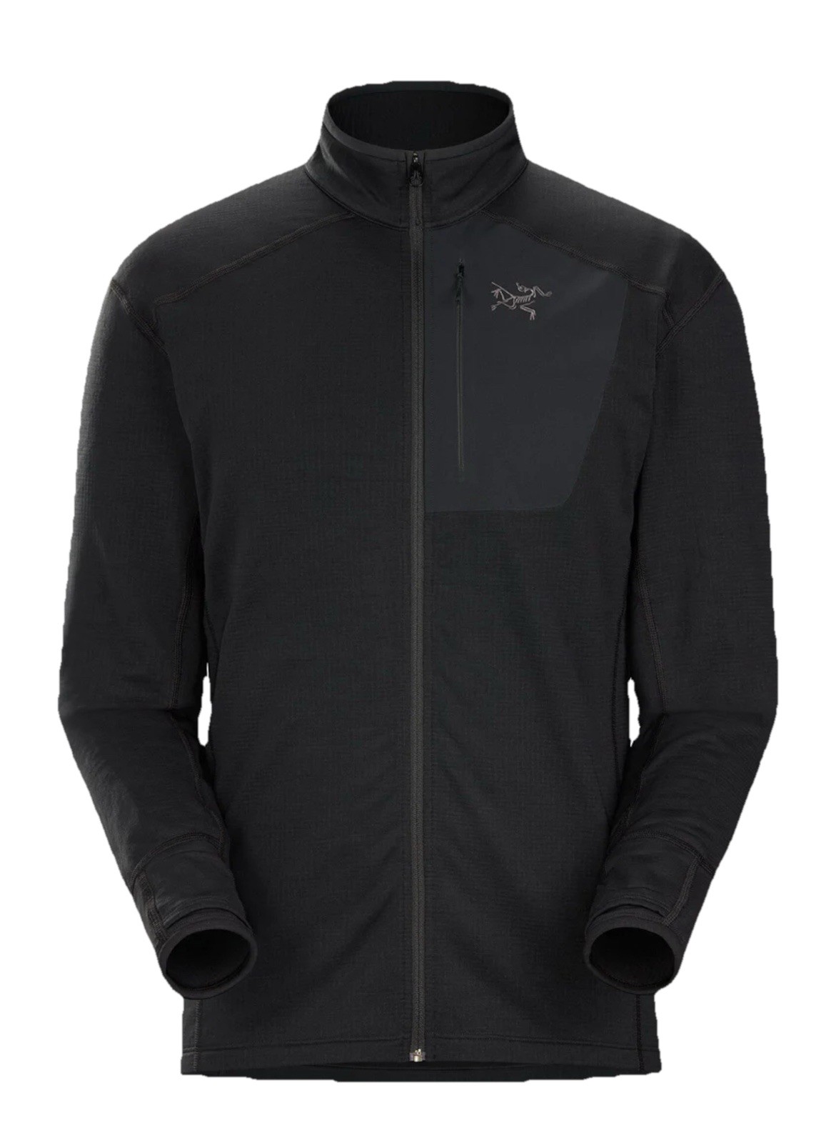 ARC'TERYX Arc’teryx Delta Giacca Pile Uomo XXL 2XL Nero Zaffiro Nuovo con etichette
