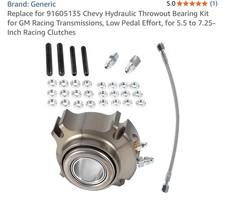 91605135 Chevy Hydraulic Throwout Bearing Kit For Gm Racing Transmissions 91605135 Chevy Hydraulic Throwout Bearing Kit For Gm Racing Transmissions