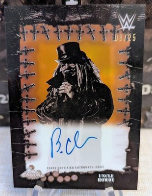 2025 Topps Chrome Cactus Jack WWE Uncle Howdy Famed Phantoms Autographs /25