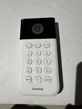 SimpliSafe Wireless Keypad Remote Arm Disarm Home Security System Tested EUC