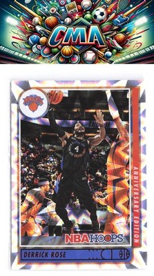 2021-22 Hoops #167 Derrick Rose Teal Explosion