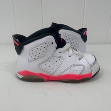 Air Jordan Retro VI 6 White Infrared 2014 384667-123 Toddler 8C No Box