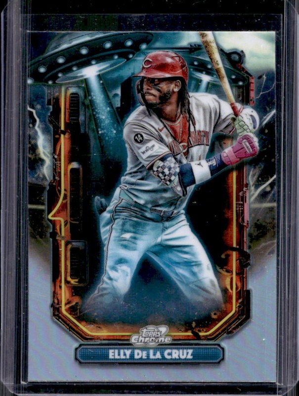 2025 Topps Cosmic Chrome Elly De La Cruz Extraterrestrial Talent #ET-4 Reds