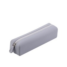 Cute Silicone Makeup Brush Holder, Soft Portable Cosmetic Brush Bag with Zipp...