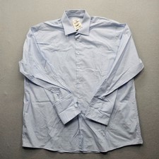 Calvin Klein Men's Medium Light Blue Long Sleeve Button Down Shirt NWT