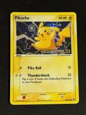 Pokemon TCG Pikachu 60/106 Emerald Reverse Holo Stamp MP+