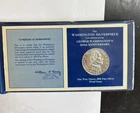 1982 George Washington 250th Anniversary Silverpiece .999 Silver 1oz Proof