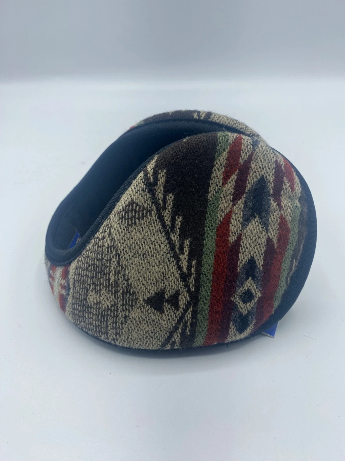 Pendleton Ear Warmers Winter Graphic Wool Brown Ear Muff Fleece Behind Head