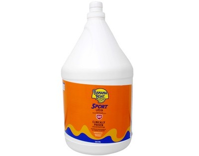 Banana Boat Sunscreen, Sport Lotion SPF 50, 128 Ounce| Gallon Bulk Sunscreen