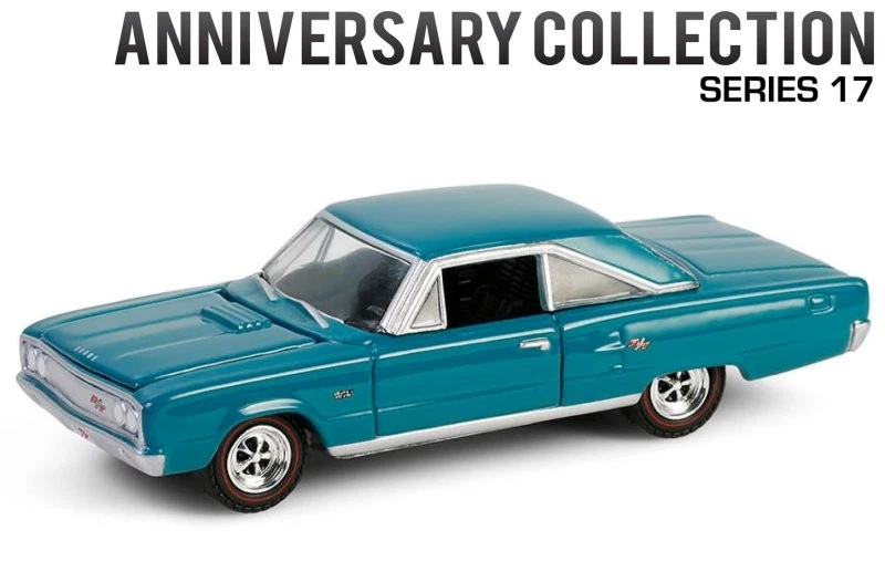 DODGE Coronet R/T HEMI - 1967 - turquoise - Greenlight 1:64 - Immagine 2 di 4