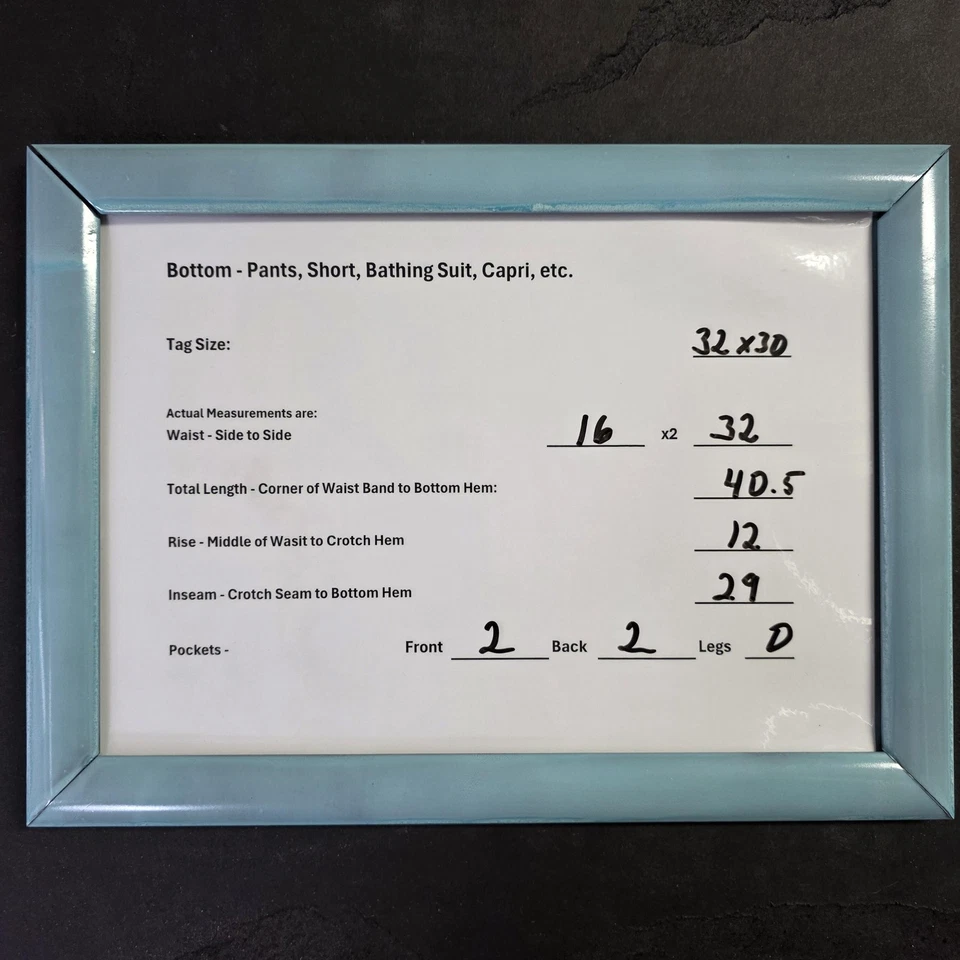 Alan Flusser Pants Mens 32x30 Khaki Poly Wool Pleated Cuffed Dress Trousers - Image 2 of 4