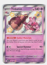 Tinkaton Holo Shiny Rare SV: Paldean Fates 167/091 NM on eBay