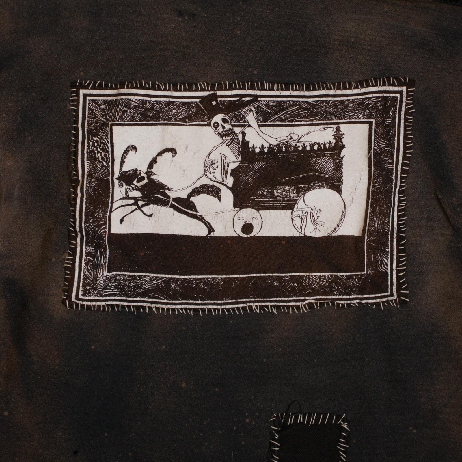 Thrashed Punk Patchwork Hoodie - image 6