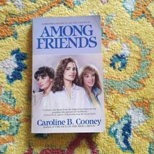 Among Friends Caroline B Cooney Signed Paperback Vintage 80s book