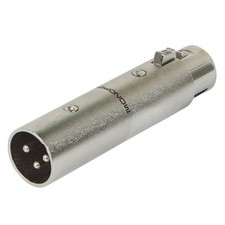 3-Pin XLR Male to 5-Pin XLR Female DMX Converter