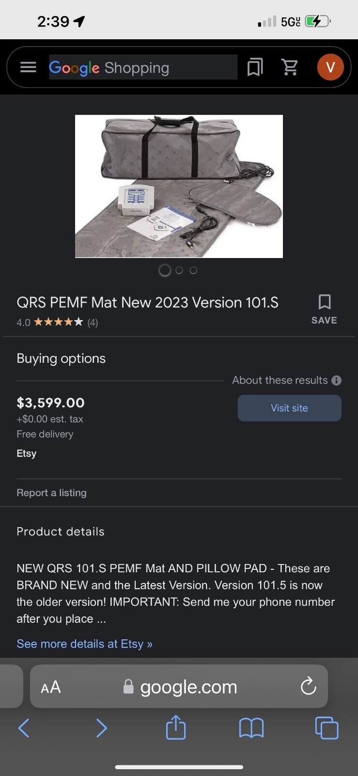 pemf therapy mat eBay