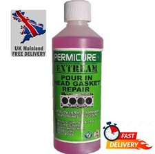 Head Gasket Steel Sealer Blown Gasket Fix, Lifetime Repair, Pour & Go Formula