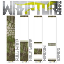 Archery Arrow Wraps - Wraptor Wraps Mandrake Kryptek Camo Print - 13pk