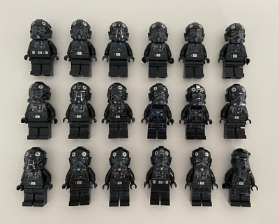 18x LEGO  Minifigur - Imperial TIE Fighter / Interceptor Pilot / BUNDLE