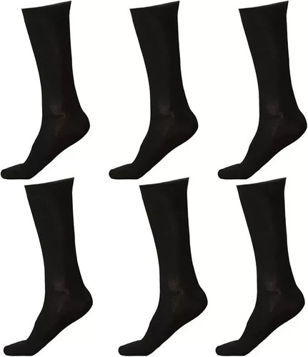 6 Pairs of Mens Bamboo Ankle Socks, Super Soft Anti Bacterial Socks - Picture 9 of 9